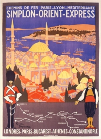 Affiche du Simplon Orient Express